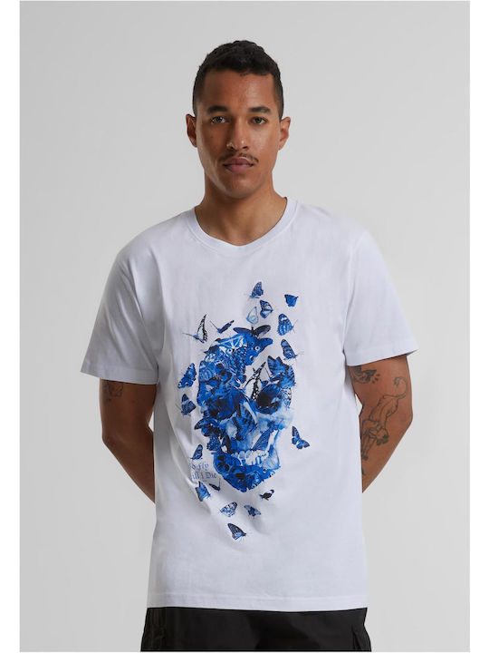 Mister Tee Butterfly Skull T-shirt White