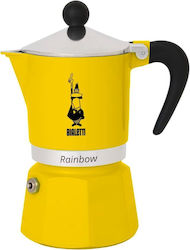 Bialetti Stovetop Espresso Pot 6 Cups Brown