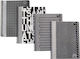Ziemia Obiecana Set 5 Notebooks Spiral 80 Sheets A4 Square