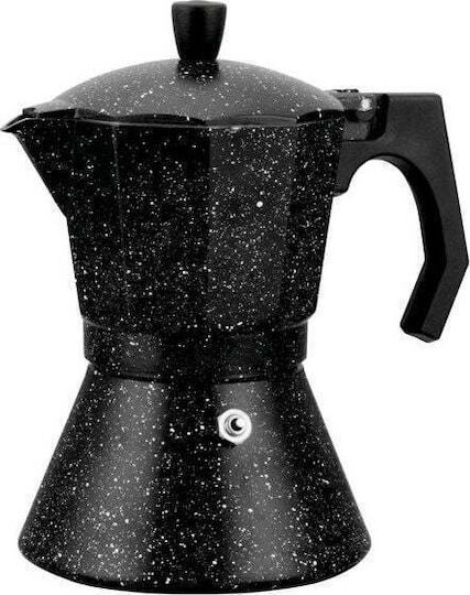 Kamille Electric Stovetop Espresso Pot 12 Cups Brown