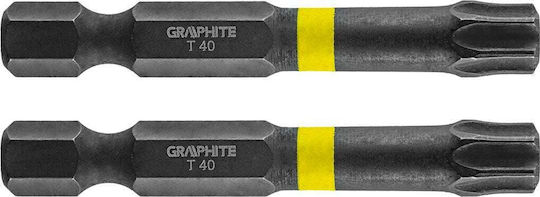 Graphite Σετ 2 Μύτες Κατσαβιδιού Torx