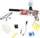 Toy Pistol Silencer Zola 550 Gel Balls 7-8 Mm 5 Foam Bullets Burst Firing Usb Charger Sa