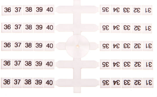 ETI Electrical Panel Labeling Accessory 10pcs 003901758