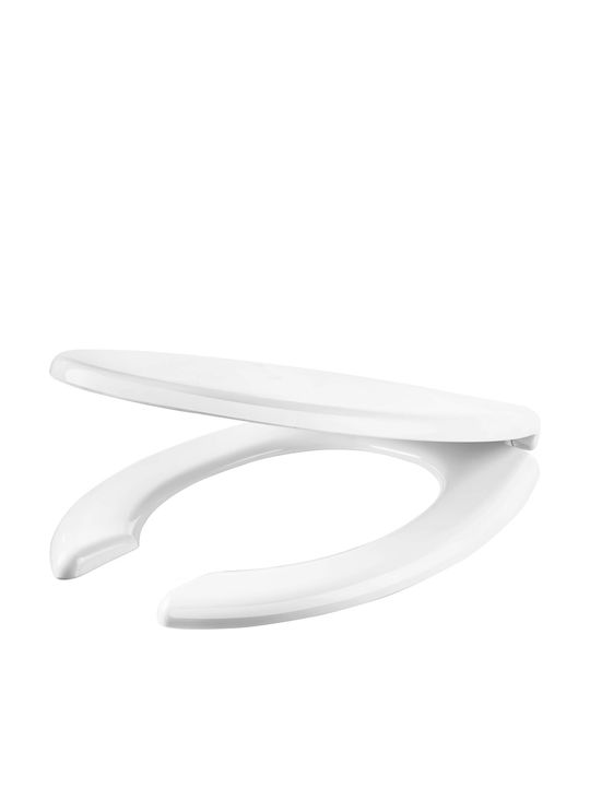 Deante Καπάκι Λεκάνης με Μπιντέ Πλαστικό 44.5x37.5cm Λευκό