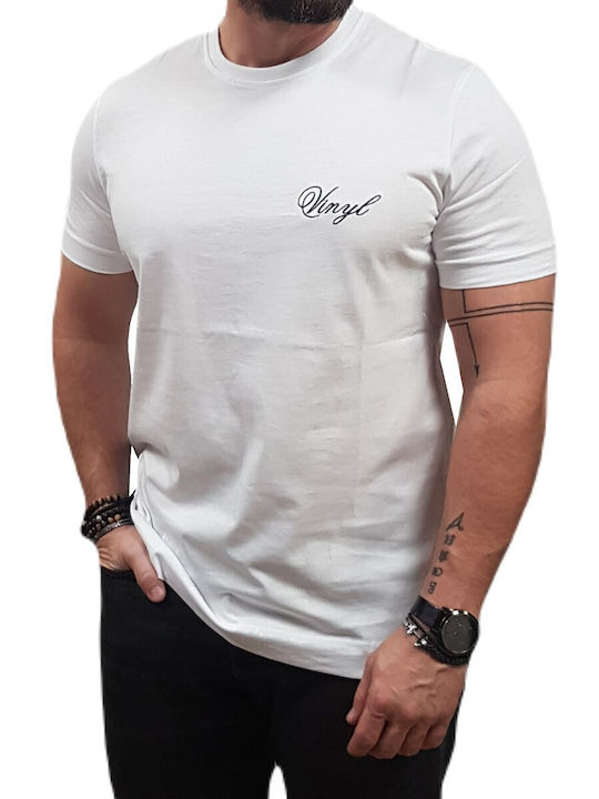 Vinyl Art Clothing Herren T-Shirt Kurzarm White