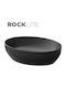Cersanit Countertop Sink Ceramic 50x38cm Anthracite Mat