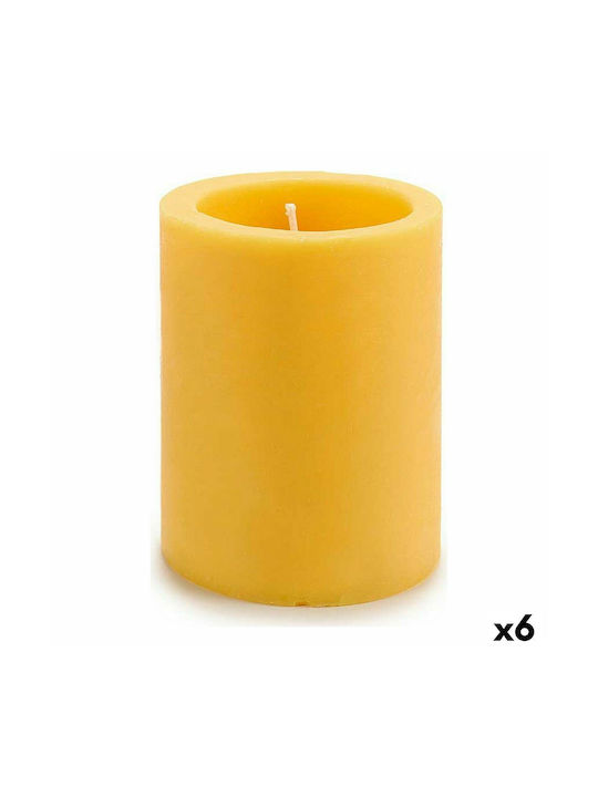 Ibergarden Scented Candle Yellow 7x7cm 1pcs