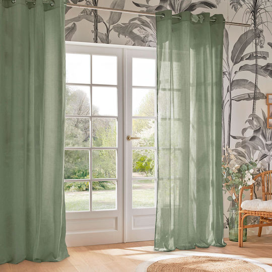 Atmosphera Paxta Mit Grommets Türkis 135x240cm