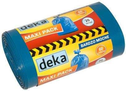 DEKA nuts Müllbeutel Kapazität 60Es 60Stück Blau