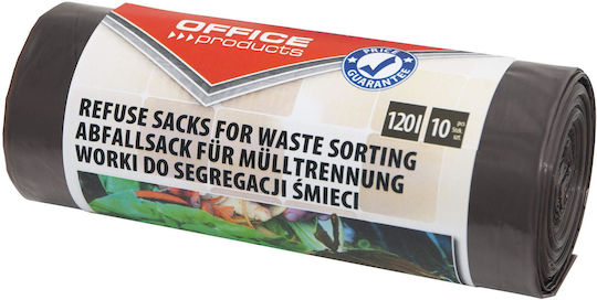Office Products Trash Bags for the Garden Capacity 120lt 10pcs Brown