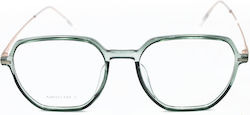 Gianni Venturi Acetate Eyeglass Frame Green 9373-3