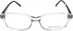 Gianni Venturi Transparent Acetate Eyeglass Frame 9357-3