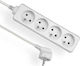 Elgotech Power Strip 4 Positions with Cable 1.5m