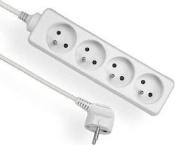 Elgotech Power Strip 4 Sockets with Cable 5m