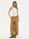 SunsetGo! Women's Fabric Trousers Beige