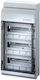 Hensel Elektrischer Sicherungskasten Wandmontage, Wasserdicht, 3 Reihen, 12 Elemente