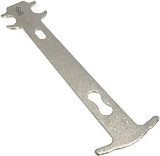 Verificator lanț bicicletă Zola Metal Argintiu 15 cm