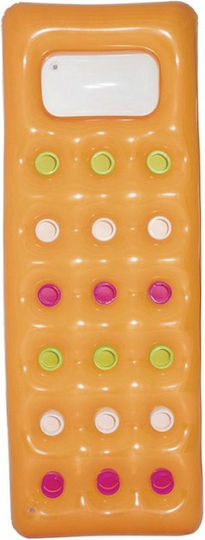 Inflatable Sea Mattress Orange 180x101cm