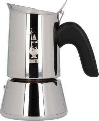 Bialetti Venus Stovetop Espresso Pot 2 Cups Inox Brown