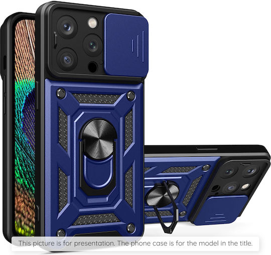 Techsuit Camshield Back Cover Plastic / Silicon Albastru (Honor Magic6 Pro - Honor)