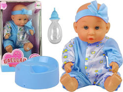 Lean Sport Baby Doll Blue Potty Pee Drinks Fund 24 Cm
