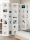 vidaXL Decorative Room Divider Wooden with 6 Panels 210x220cm