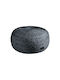 Πουφ Σκαμπό Αδιάβροχο Ottoman Anthracite 65x65x30cm