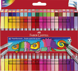 Faber-Castell Drawing Markers 1mm Set 40 Colours Faber-Castell Drawing Markers 1mm Set 40 Colours