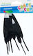 Craft with Fun Dekoratives Element für DIY-Bastelprojekte Schwarz 6Stück 12x19cm.