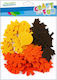 Craft with Fun Element decorativ pentru proiecte DIY 45buc