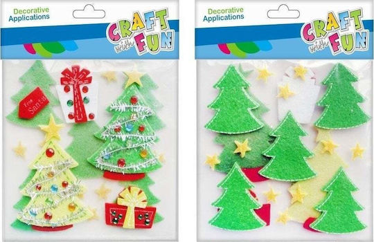 Craft with Fun Χριστουγεννιάτικο Διακοσμητικό Στοιχείο για DIY Κατασκευές 20τμχ