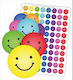 LearnHow Paper Decorative Sticker for DIY Crafts 88pcs 2x2cm (Μiscellaneous colours)