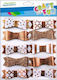 Craft with Fun Dekoratives Element für DIY-Bastelprojekte Gold 10Stück