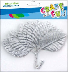 Craft with Fun Πλαστικό Διακοσμητικό Στοιχείο για DIY Κατασκευές Ασημί 12τμχ 3x14εκ. Craft with Fun Πλαστικό Διακοσμητικό Στοιχείο για DIY Κατασκευές Ασημί 12τμχ 3x14εκ.