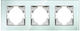 Lineme Switch Frame 3 Positions Horizontal Installation in Turquoise Color 50-00123-24