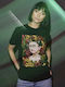 Merchcode Frida Kahlo Portrait T-shirt Frida Kahlo Μαύρο Βαμβακερό