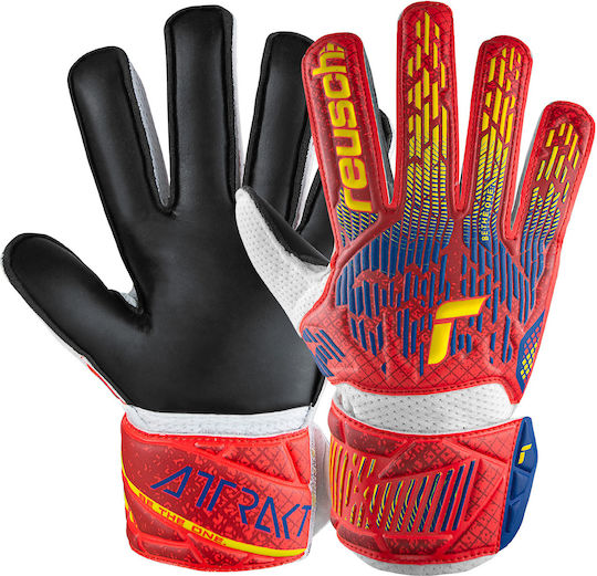 Reusch Reusch Attrakt Solid Jnr Γάντια Τερματοφύλακα Παιδικά Ασημί