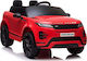 Range Rover Evoque Две Места с Дистанционно Управление 12 Волта Червена за 3+ Години