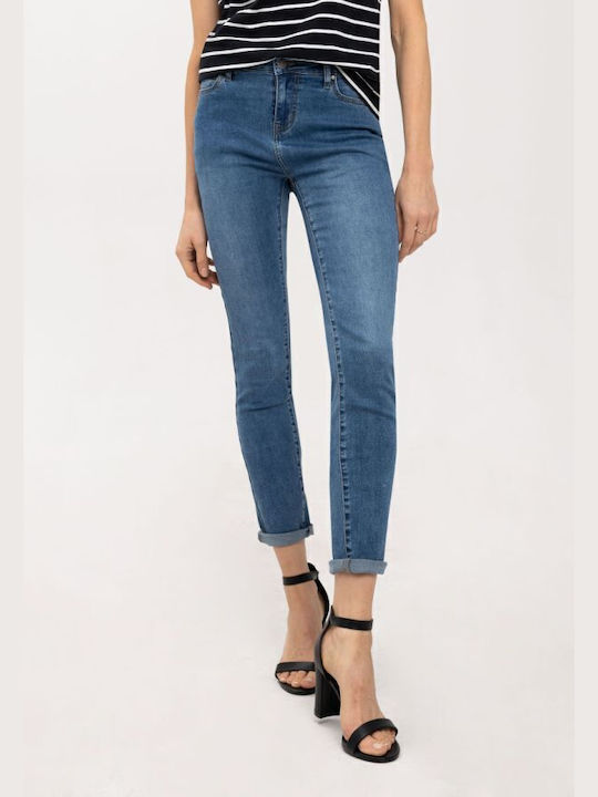 Volcano Damenjeans in Slim Passform Light Blue