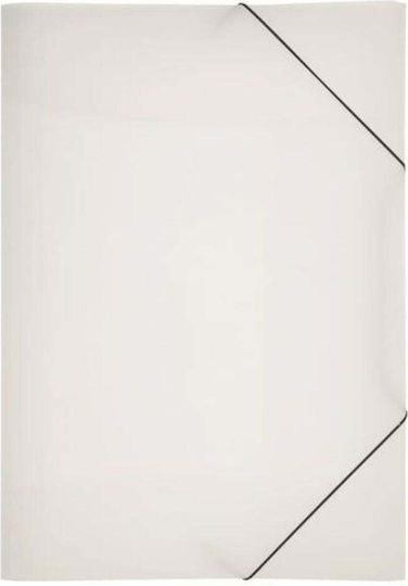 Pagna Folder Transparent with Rubber Band and Ears for Paper A4