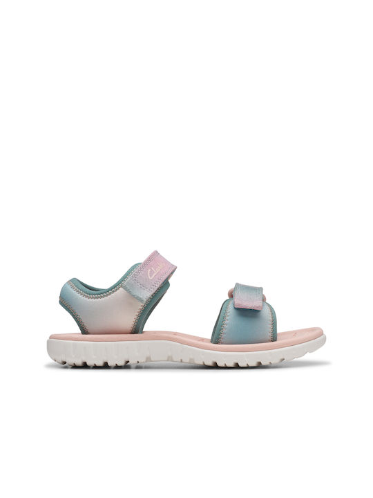 Clarks Kids' Sandals Surfing Tide T Anatomic Light Blue