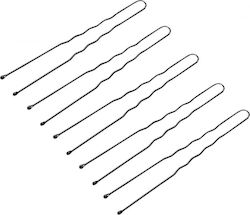 Activeshop Hair Clips E-65 300 Pcs 7 Cm Black