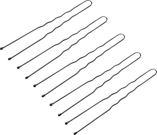 Activeshop Hair Clips E-65 300 Pcs 7 Cm Black