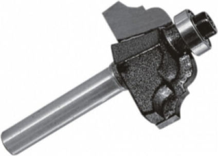 Dedra Cutter Bit Carbide for Groove Shaping in Wood 34.9mm x 8mm with Bearing