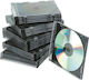 Q-Connect DVD Box για 1 Δίσκο Διάφανο 25τμχ