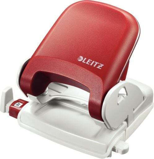 Leitz 5005 Paper 2-Hole Puncher with Guide for 25 Sheets