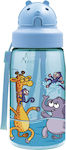 Laken Kids Water Bottle Plastic with Straw Pool Tritan 0.45ml