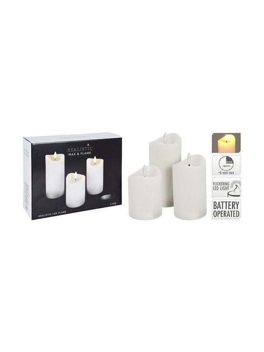 Koopman Christmas White Candle