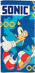 Sega Hedgehog Παιδική Πετσέτα Θαλάσσης 140x70εκ.