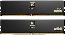 TeamGroup T-Create Expert 32GB DDR5 RAM με 2 Modules (2x16GB) και Ταχύτητα 6000 για Desktop